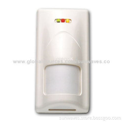 Dual-technology Motion Detector, 10m Range, Intelligent Control and Built-in Microprocessor